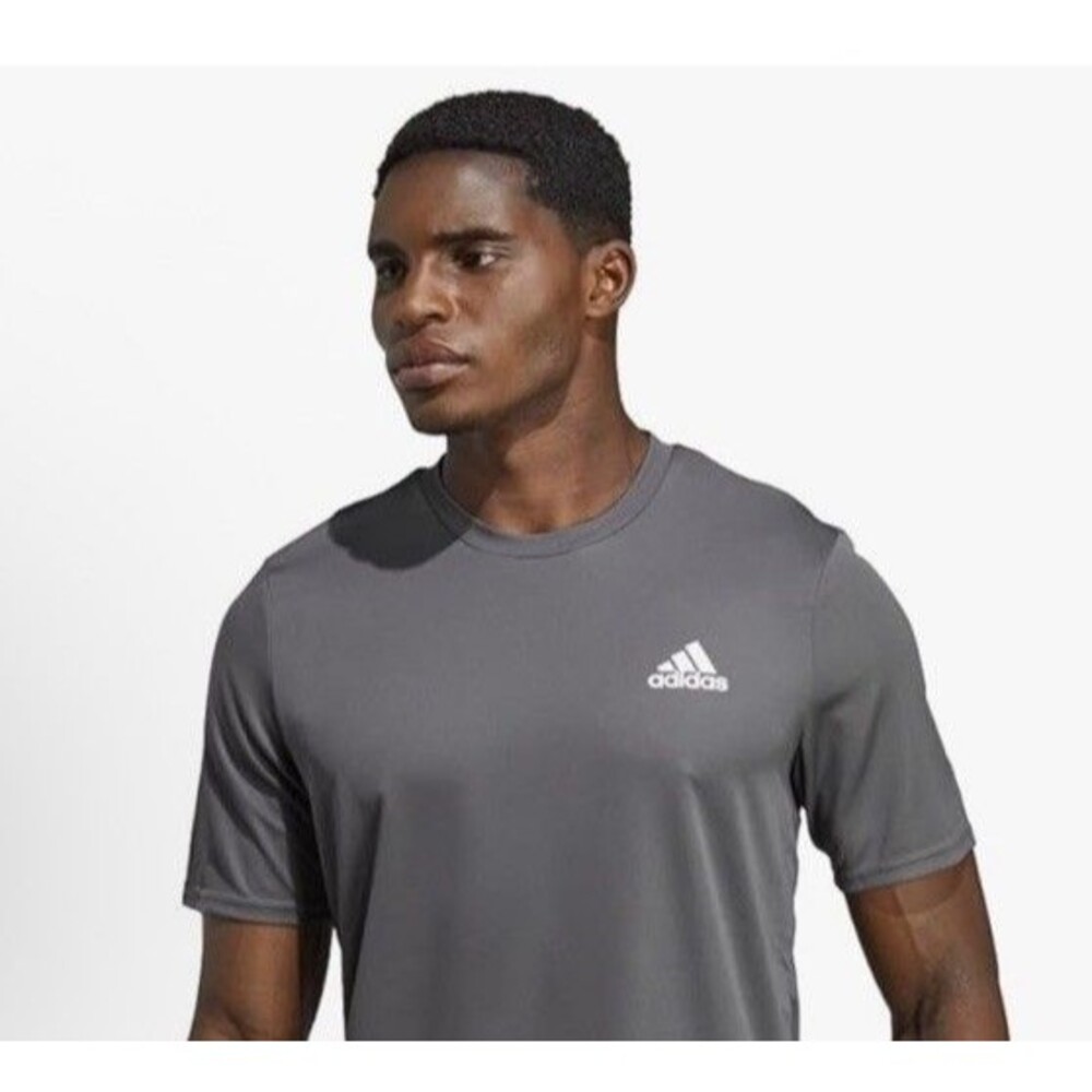 Adidas Men's AEROREADY Short Sleeve Crew Neck Designed for Movement Tee size L - Picture 8 of 12